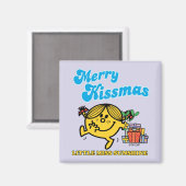 Little Miss Sunshine | Merry Kissmas Magnet (Vorderseite/Rückseite)