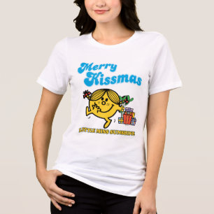 Little Miss Sunshine Merry Kissmas Tri-Blend Shirt