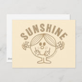 Little Miss Sunshine Postkarte (Vorne/Hinten)