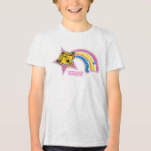 Little Miss Sunshine | Rainbows & Stars Tri-Blend Shirt (Vorderseite)