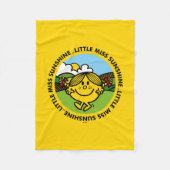 Little Miss Sunshine | Sonnenschein Fleecedecke (Vorderseite)