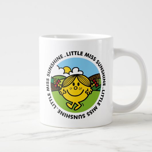 Little Miss Sunshine | Sonnenschein Jumbo-Tasse (Rechts)