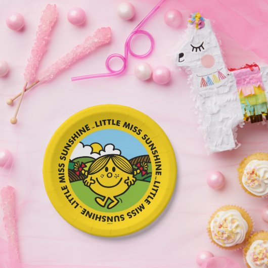 Little Miss Sunshine | Sonnenschein Pappteller (Party)