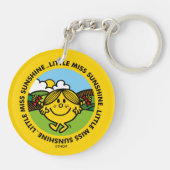 Little Miss Sunshine | Sonnenschein Schlüsselanhänger (Rückseite)