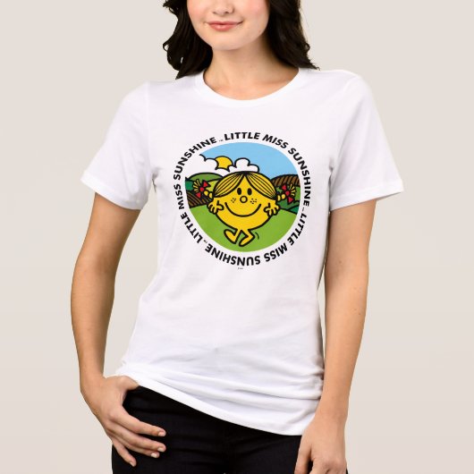 Little Miss Sunshine | Sonnenschein Tri-Blend Shirt (Vorderseite)