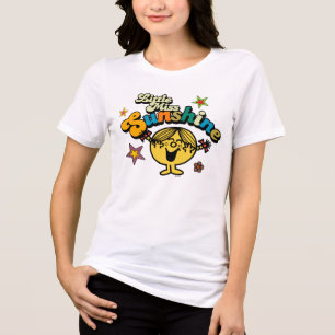 Little Miss Sunshine Stars und Blume Tri-Blend Shirt