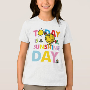 Little Miss Sunshine   Today is a Sunshine Day Tri-Blend Shirt