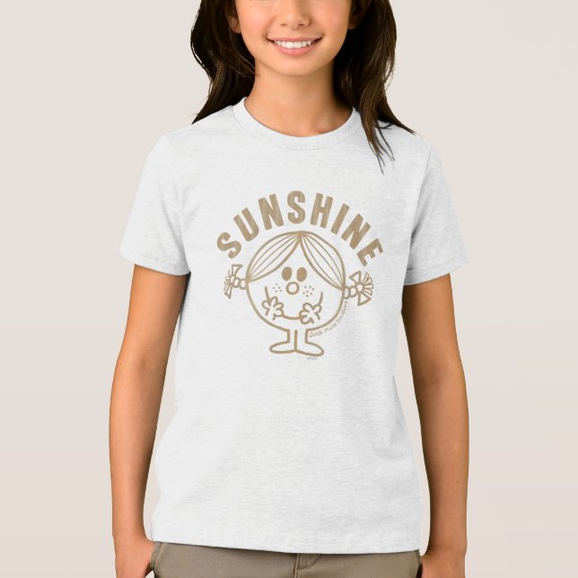 Little Miss Sunshine Tri-Blend Shirt (Vorderseite)