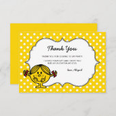 Little Miss Sunshine | Yellow Birthday Danke (Vorne/Hinten)