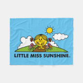 Little Miss Sunshine | Zurück zur Natur Fleecedecke (Vorderseite (Horizontal))