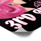 Little Miss Third Grade Back To School Teacher Stu Poster (Ecke)