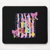 Little Miss Third Grade First Day Of 3rd Grade Coq Mousepad (Vorne)