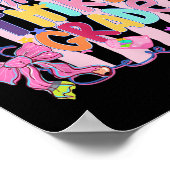 Little Miss Third Grade First Day Of 3rd Grade Coq Poster (Ecke)