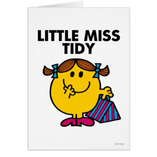 Little Miss Tidy   Schwarze Schrift