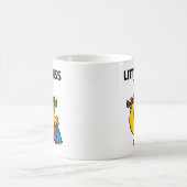 Little Miss Tidy | Schwarze Schrift Kaffeetasse (Mittel)