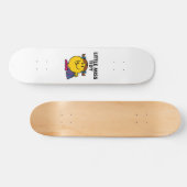 Little Miss Tidy | Schwarze Schrift Skateboard (Horizontal)
