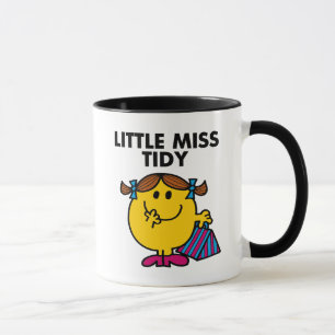 Little Miss Tidy   Schwarze Schrift Tasse
