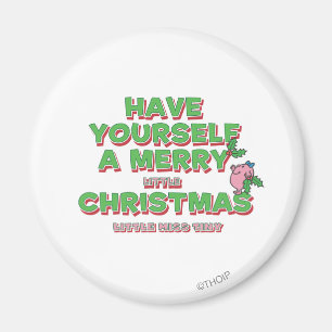 Little Miss Tiny Christmas Magnet
