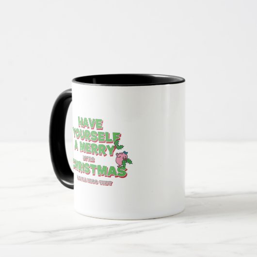 Little Miss Tiny Christmas Tasse (Vorderseite Links)