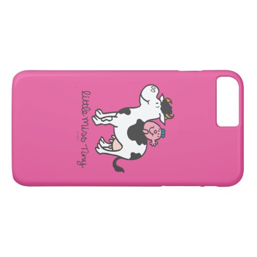 Little Miss Tiny | Reiten von Kuh Case-Mate iPhone Hülle (Rückseite (Horizontal))