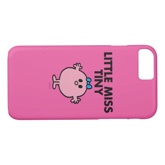 Little Miss Tiny | Schwarze Schrift Case-Mate iPhone Hülle (Rückseite (Horizontal))