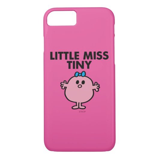 Little Miss Tiny | Schwarze Schrift Case-Mate iPhone Hülle (Rückseite)