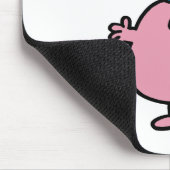 Little Miss Tiny | Schwarze Schrift Mousepad (Ecke)