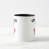 Little Miss Tiny | Schwarze Schrift Tasse (Zentrum)