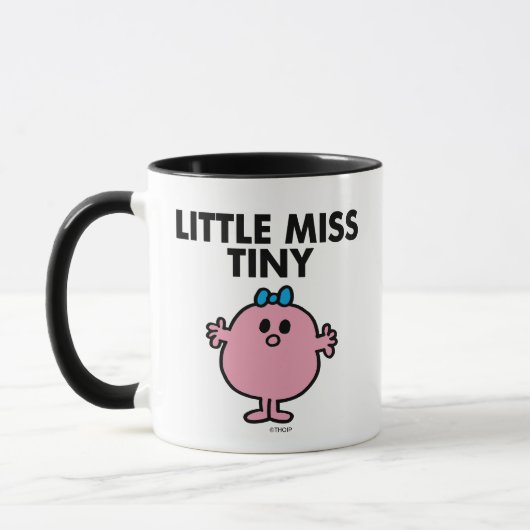 Little Miss Tiny | Schwarze Schrift Tasse (Links)