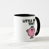 Little Miss Tiny | Schwarze Schrift Tasse (VorderseiteRechts)