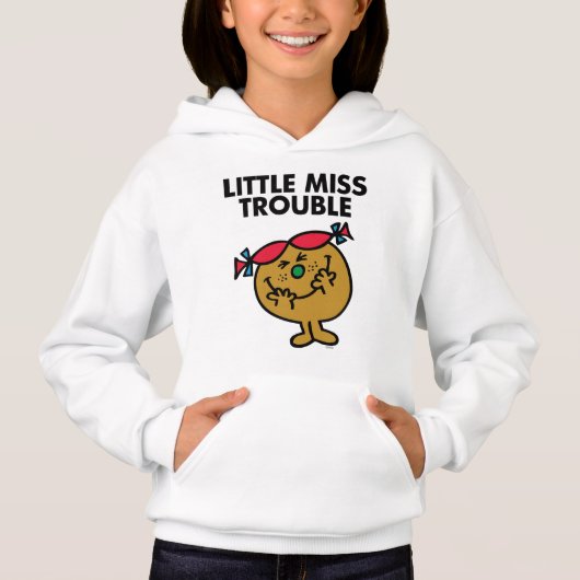Little Miss Trouble | Lachen Hoodie (Vorderseite)