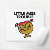 Little Miss Trouble | Lachen Mousepad (Mit Mouse)