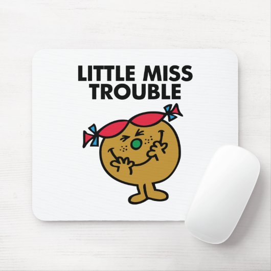 Little Miss Trouble | Lachen Mousepad (Mit Mouse)