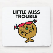 Little Miss Trouble | Lachen Mousepad (Vorne)