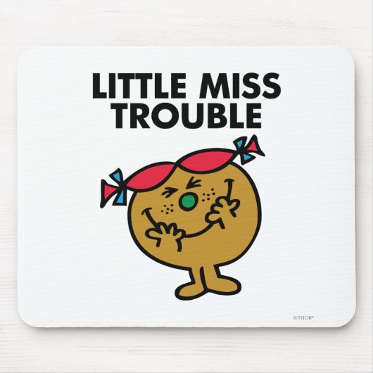 Little Miss Trouble | Lachen Mousepad (Vorne)