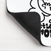 Little Miss Trouble | Schwarz/Weiß Mousepad (Ecke)