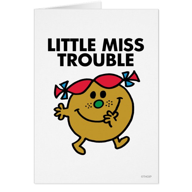 Little Miss Trouble | Schwarze Schrift (Vorne)