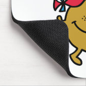 Little Miss Trouble | Schwarze Schrift Mousepad (Ecke)