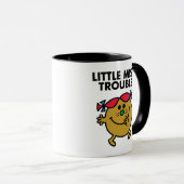 Little Miss Trouble | Schwarze Schrift Tasse (VorderseiteRechts)
