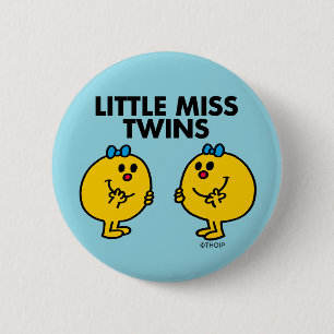Little Miss Twins Zwei viel Spaß Button