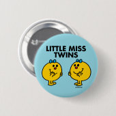 Little Miss Twins | Zwei viel Spaß Button (Vorne & Hinten)