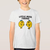 Little Miss Twins | Zwei viel Spaß Tri-Blend Shirt (Vorderseite)