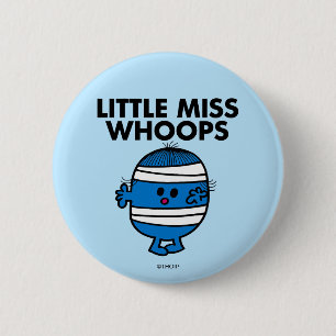 Little Miss Whoops mit Verband Button