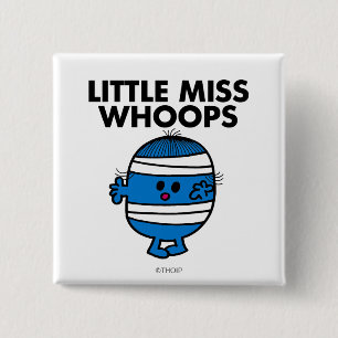 Little Miss Whoops mit Verband Button