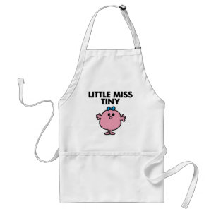 Little Miss Winzig Schwarze Schrift Schürze