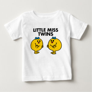 Little Miss Zwillinge Zweimal so viel Spaß Baby T-shirt