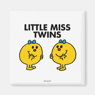 Little Miss Zwillinge Zweimal so viel Spaß Magnet