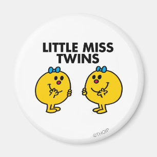 Little Miss Zwillinge Zweimal so viel Spaß Magnet