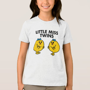 Little Miss Zwillinge Zweimal so viel Spaß Tri-Blend Shirt
