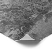 Little Missouri Butte Beyod Field and Trees Poster (Ecke)